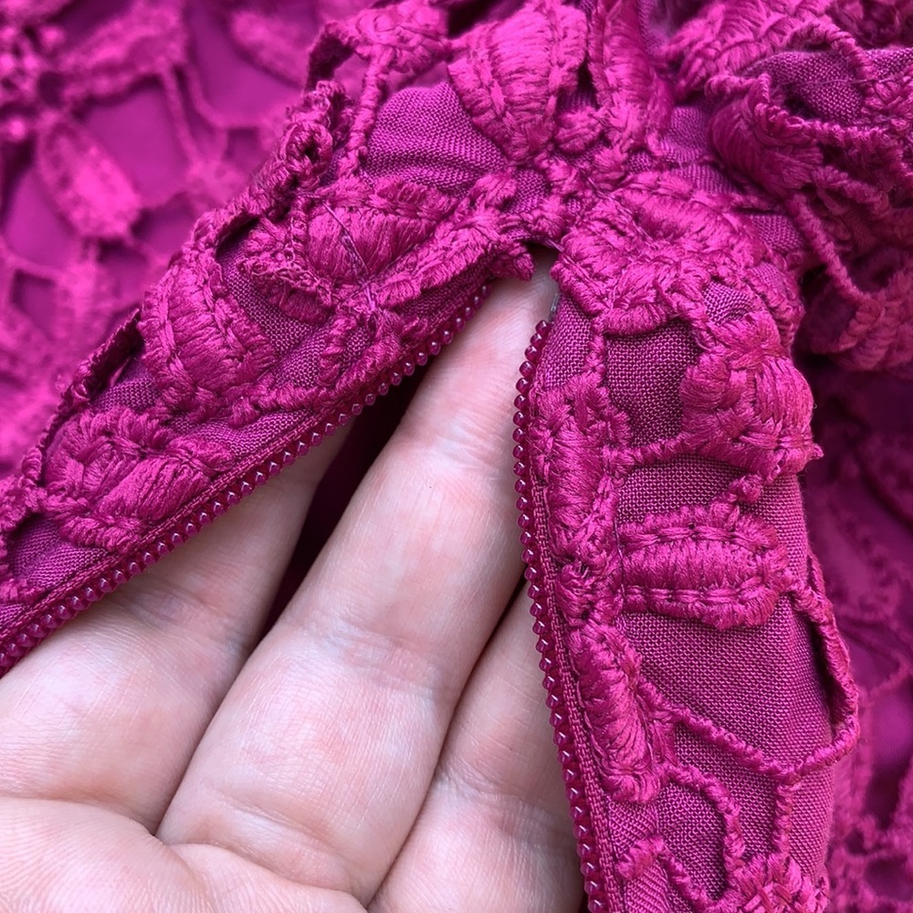 Crochet Floral Dress - Picture 7 of 12
